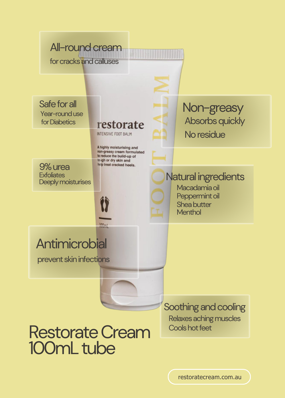 Restorate Cream 100mL tube